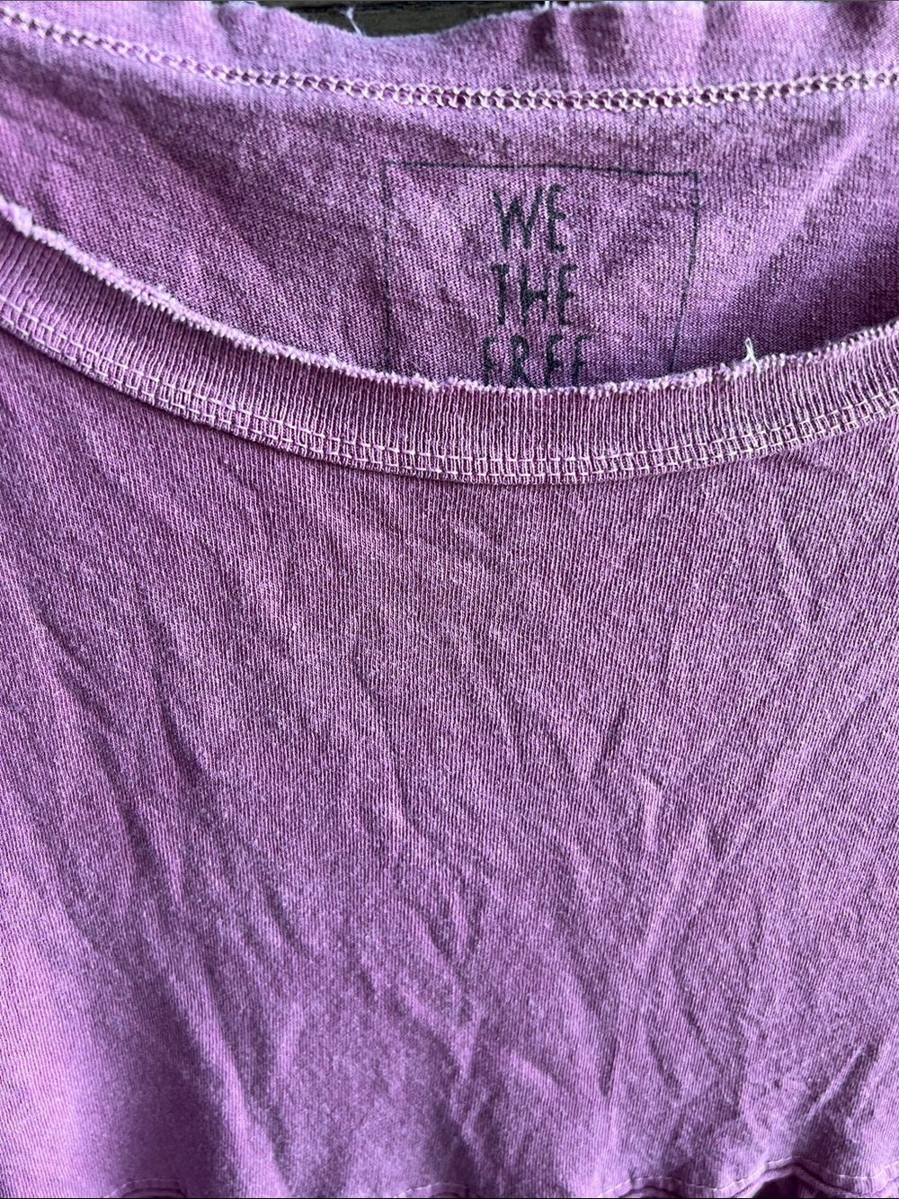 Free People "Forever Your Girl" babydoll tee
